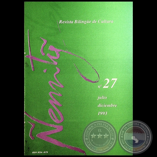 ÑEMITY N° 27 - Revista Bilingüe de Cultura - 1993 